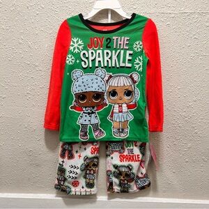 LOL SUPRISE Doll Christmas Pajamas NEW Size 4